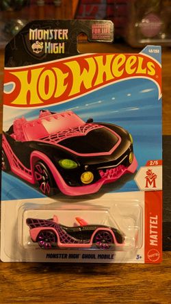 Hot wheels monster high ghoul mobile 48/250