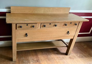Antique Pine Sideboard / Kitchen Workbench