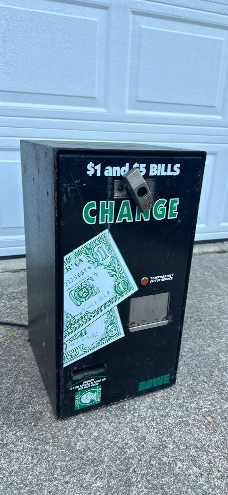 Dollar Bill Changer