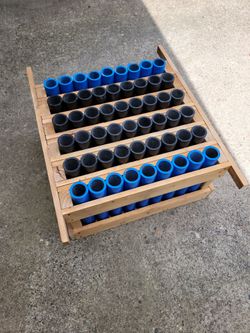 54 shot firework mortar rack