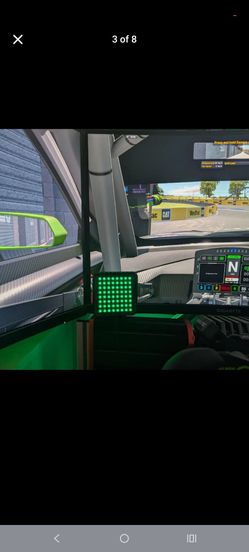 Racing simulator driving sim led flag box compatible with simhub