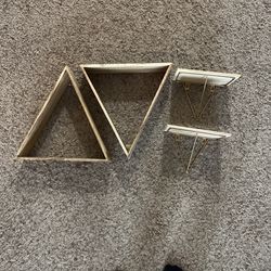 Four Wooden Shelves