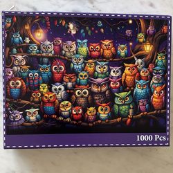 The Owl Family - 1000 Piece Puzzle 