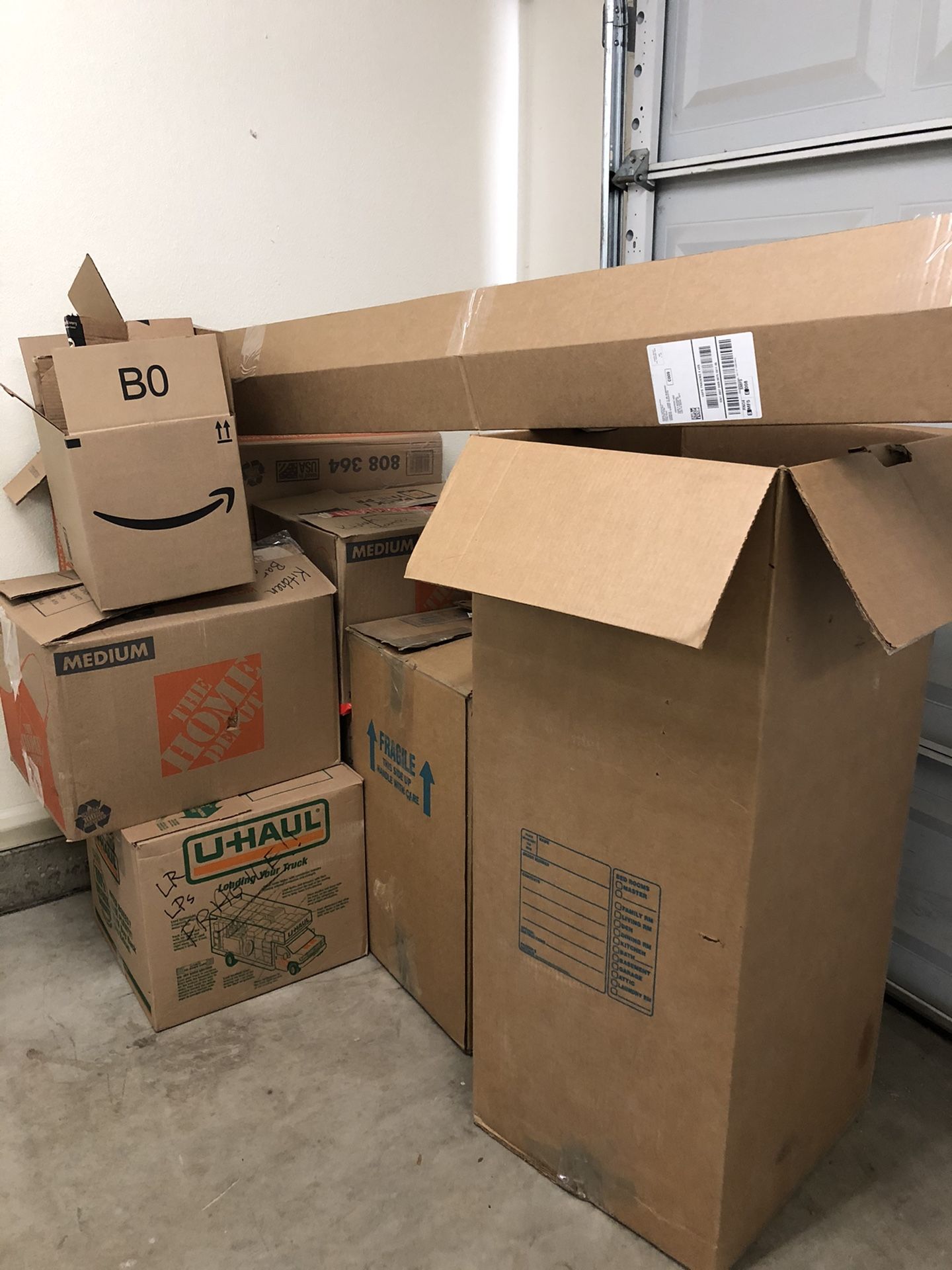 Moving boxes