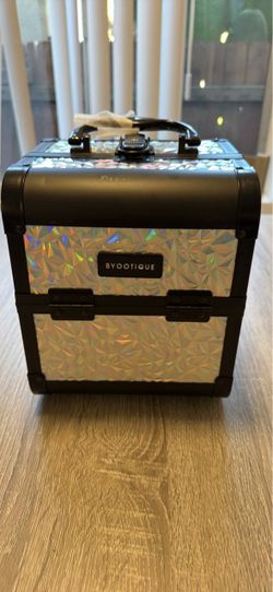 Byootique Holographic Makeup Train Case