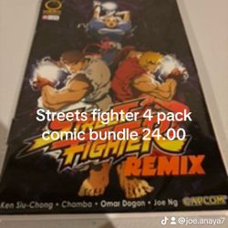 Streets Fighter 4 Pack Comic Bundle 