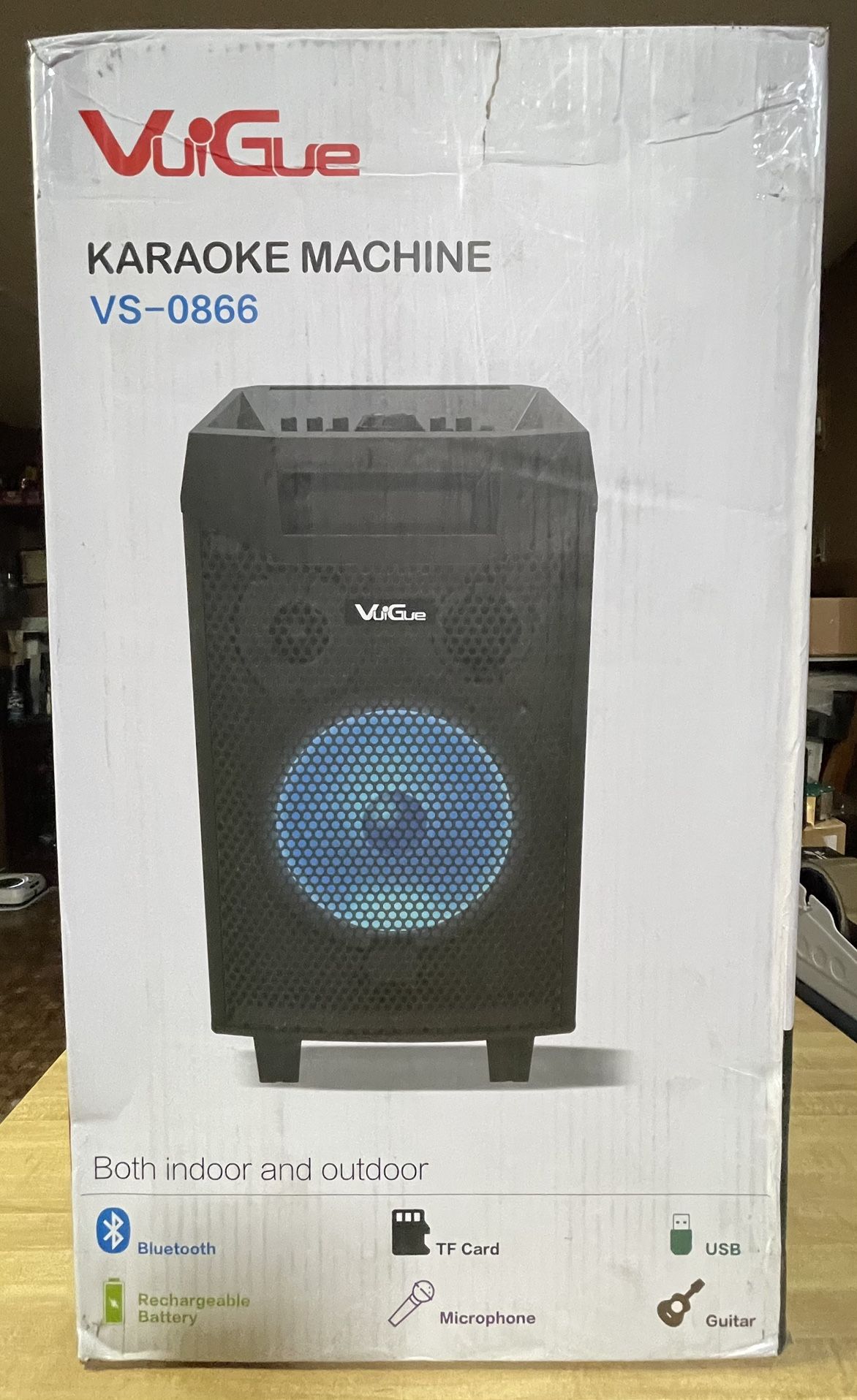 Karaoke Machine, Bluetooth speaker system, Open box new cheap