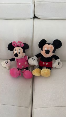 Mickey and Minnie Mouse Plush Set