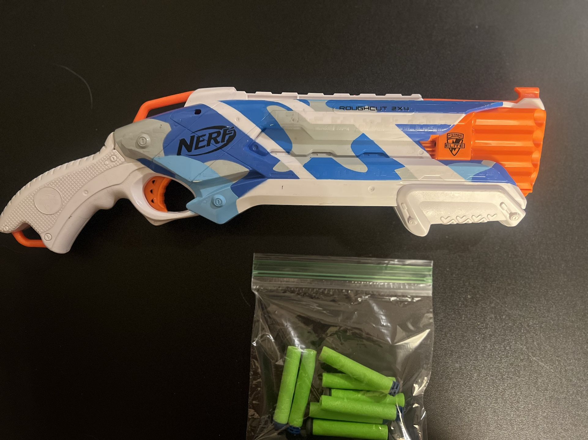 Nerf N-Strike Elite Rough-Cut 2x4 Dart Blaster Gun Camo TESTED
