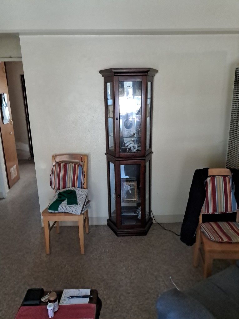 Light Up Curio Cabinet