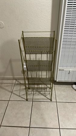 Metal stand living room/ estante de metal
