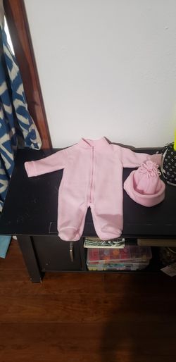 Pink baby clothes good condition new