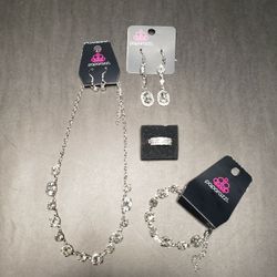 Paparazzi Accessories White Rhinestones 