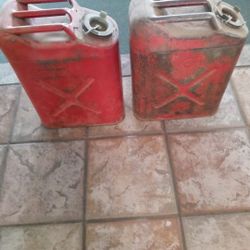 Vintage Jerry USMC Gas Cans