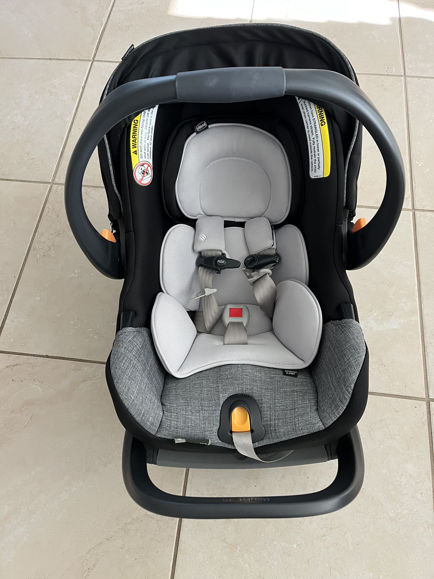 KeyFit 35 Zip ClearTex Infant Car Seat Carseat- Obsidian