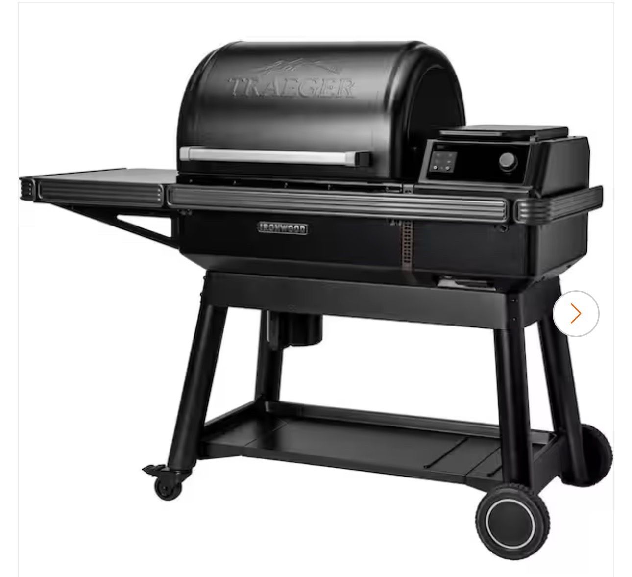Ironwood Wi-Fi Pellet Grill and Smoker in Black