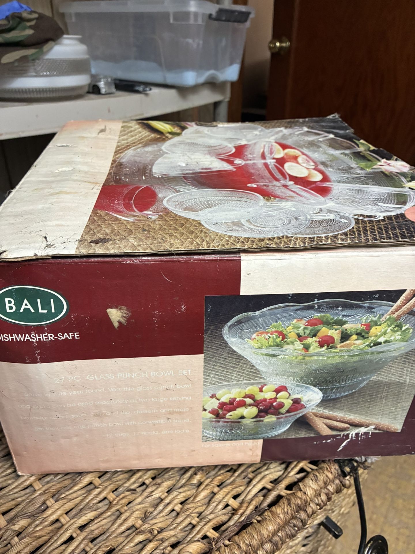 Bali Vintage Punchbowl set