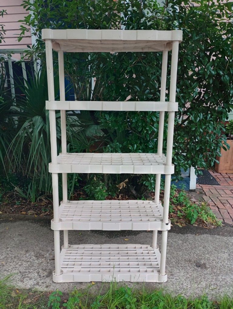 Rubbermaid 5 Tier Storage Shelf *30.00 Firm* 72" H x 36" W x 18" D Home and Garden Storage Organizat
