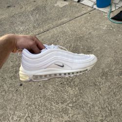 Air Max 97s “All White” Size 10