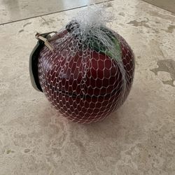 Harvest Delight Porcelain Fruit Shaped Candle Apple