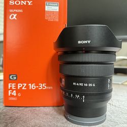 Sony FE 4 / PZ 16 - 35 G Lens 