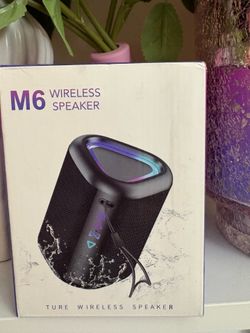 Brand New in box Portable Wireless Speakers with  Led Light, IPX7 Waterproof, 15H Playtime