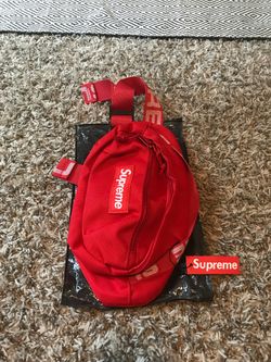 Red SUPREME bag