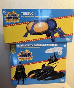 Mcfarlane Super Powers Vehicles Batman Blue Beetle