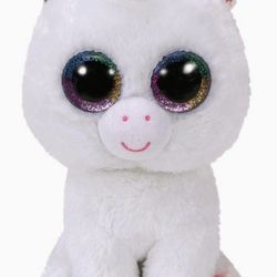 Ty Beanie Boos PIXY - White Unicorn