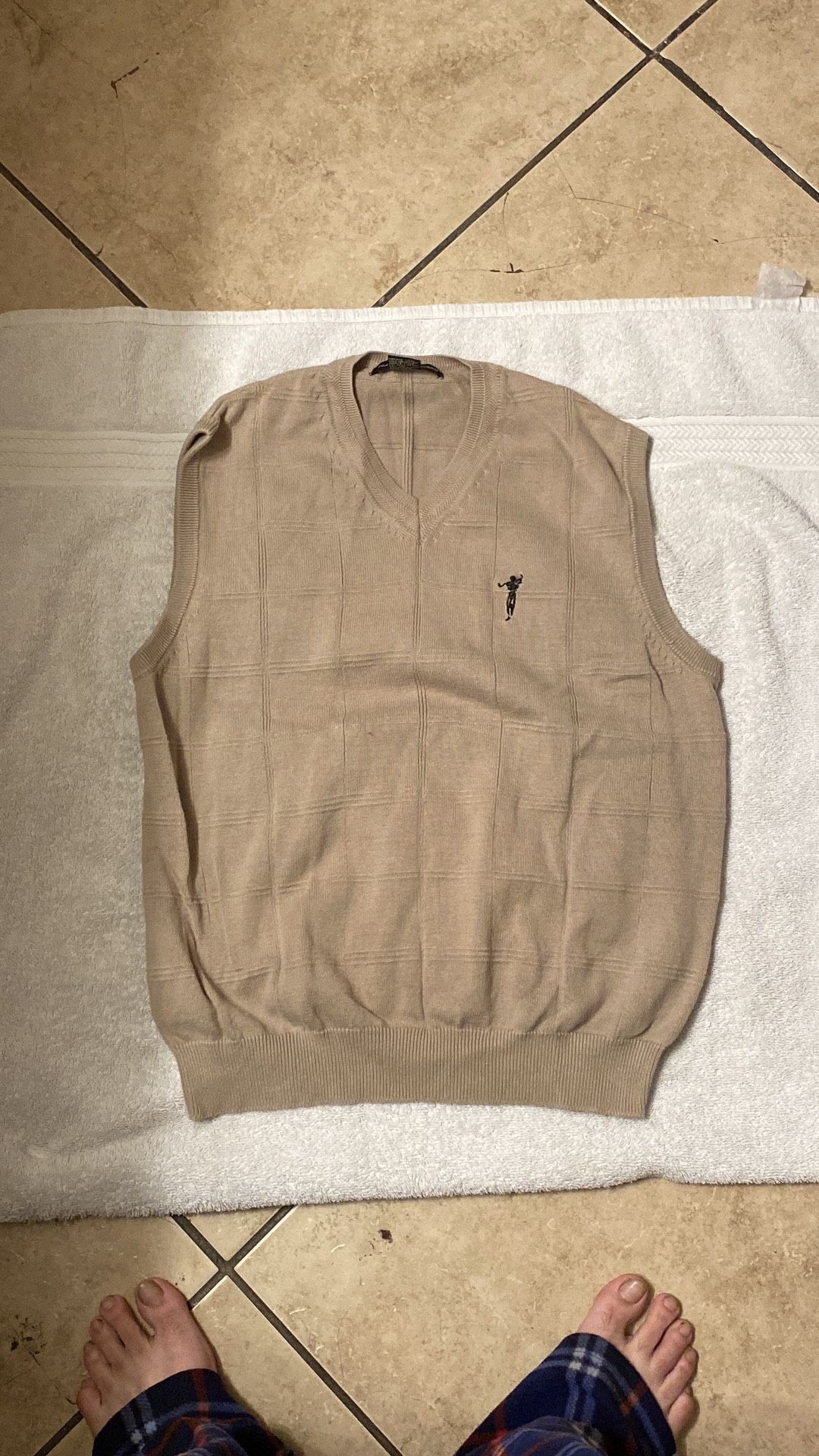 Vintage Fairway Sweater Vest (M)