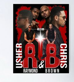 2 Pit A front row tickets to Chris brown and usher