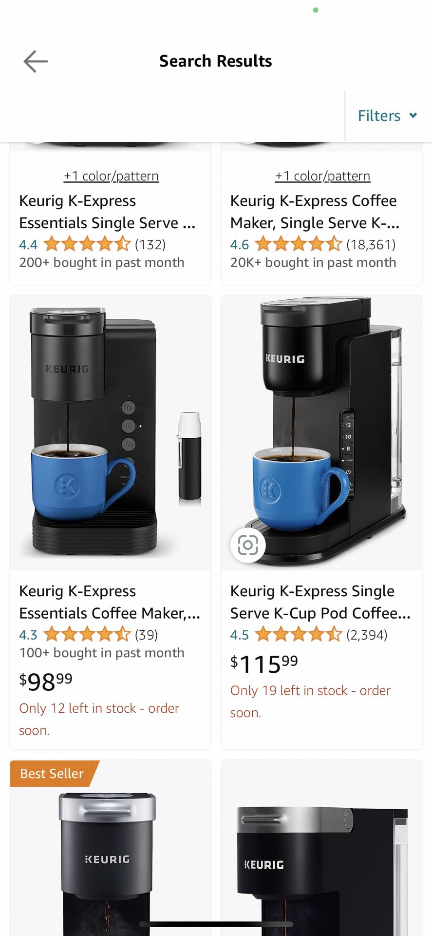 Coffee Maker Keurig And Vacuum Cleaner Hoover