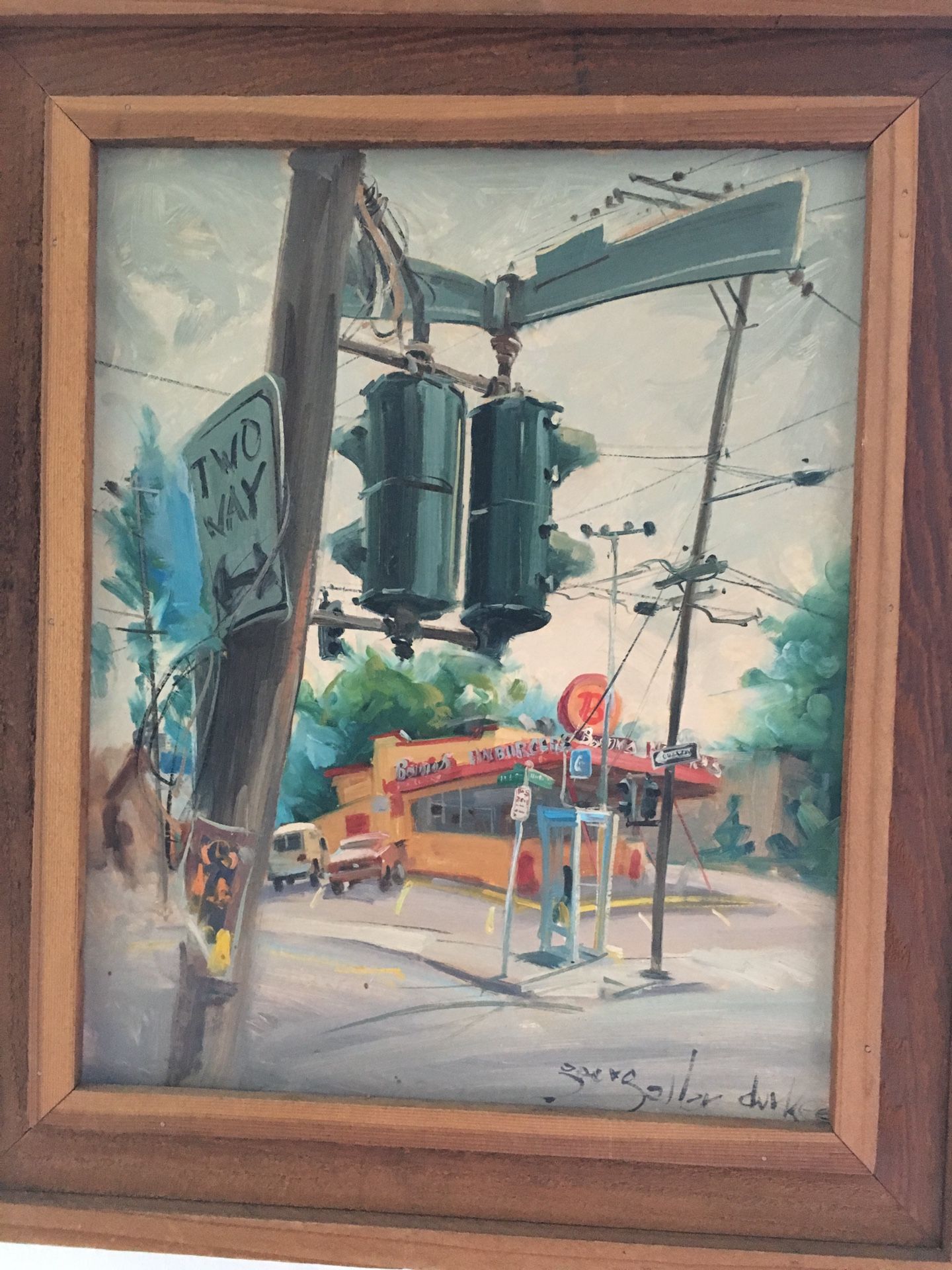 NW PDX vintage street art painting 1986 original