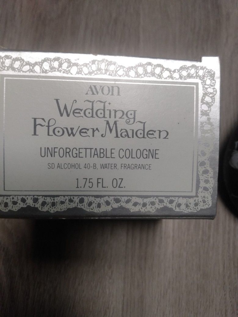Vintage Wedding Flower Maiden Avon Cologne