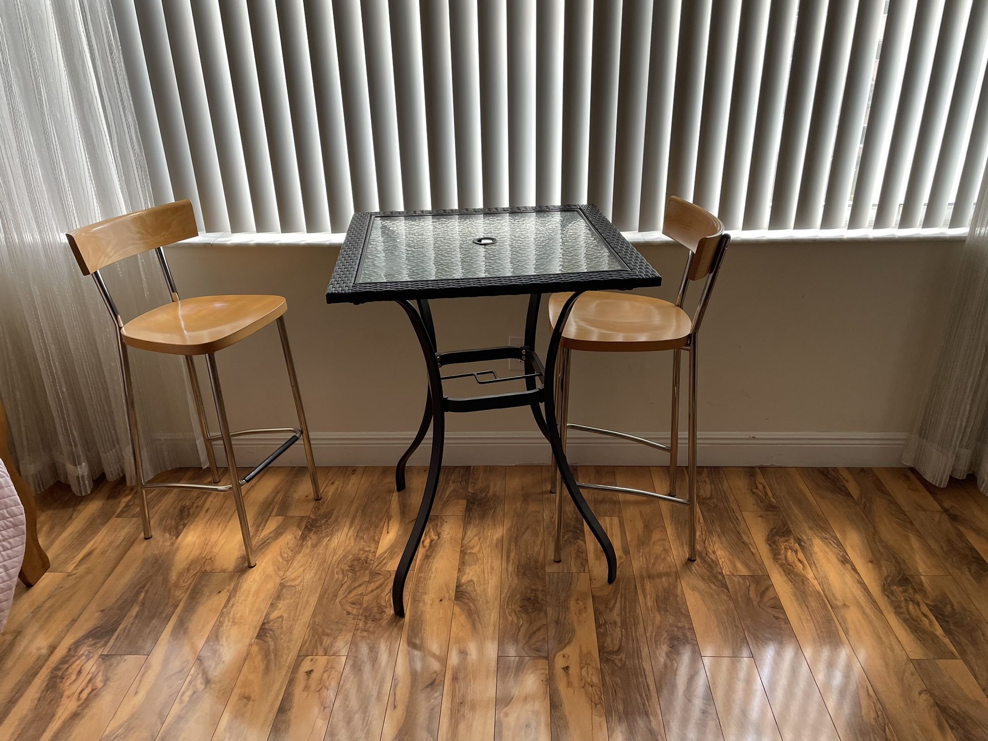 Bistro Table And Two Chairs 