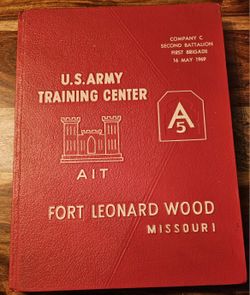 U.S. Army Company C - May 1969 - Fort Leonard Wood, Missouri Yearbook
