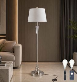 58’’ Dimmable Bedroom Floor Lamp(E26 Bulbs Included)