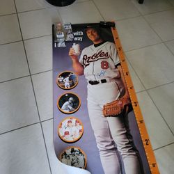 Ripen Jr. Life Size Poster And Baseball Card And Boble Head