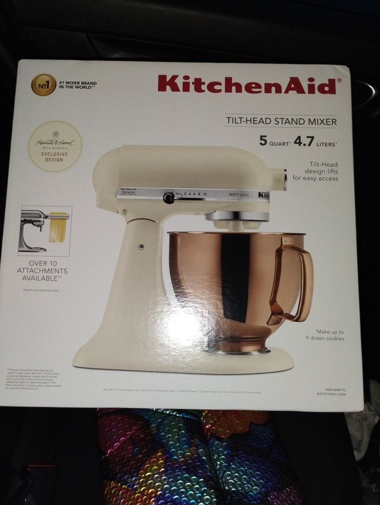KITCHENAID TILT HEAD COPPER BOWL MIXER