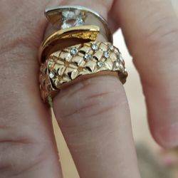 Two Rings  Looks Real. Get COMPLIMENTS.  Never Worn.
