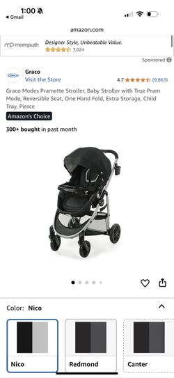 Graco 3-in-1 Stroller Plus Car Seat