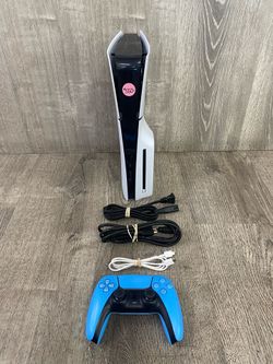 PS5 Slim Disc w/ Controller & Cords