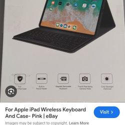 For Apple iPad Wireless Keyboard And Case-