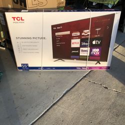 TCL 55” 4 Series 4K UHD Roku Tv 