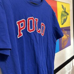 Ralph Lauren Polo USA Olympic Size Medium T Shirt With American Flag 