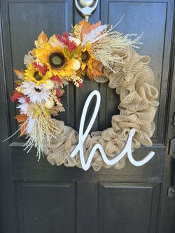 Handmade Fall Wreath