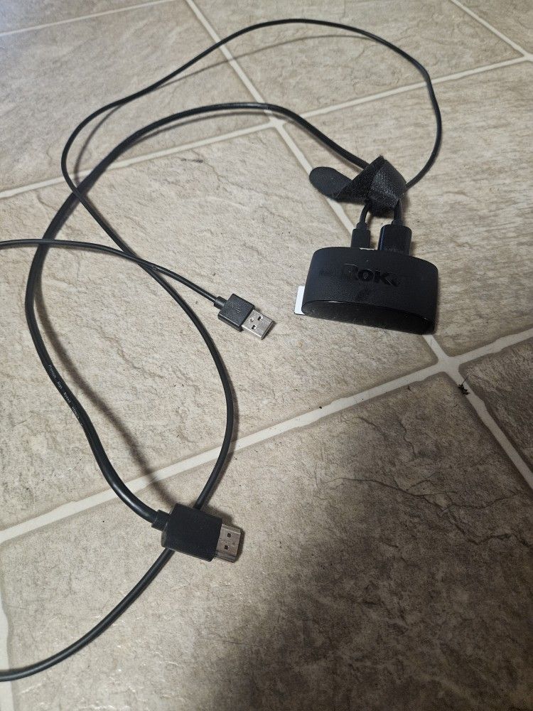 Roku, Remote, HDMI And Power Cord