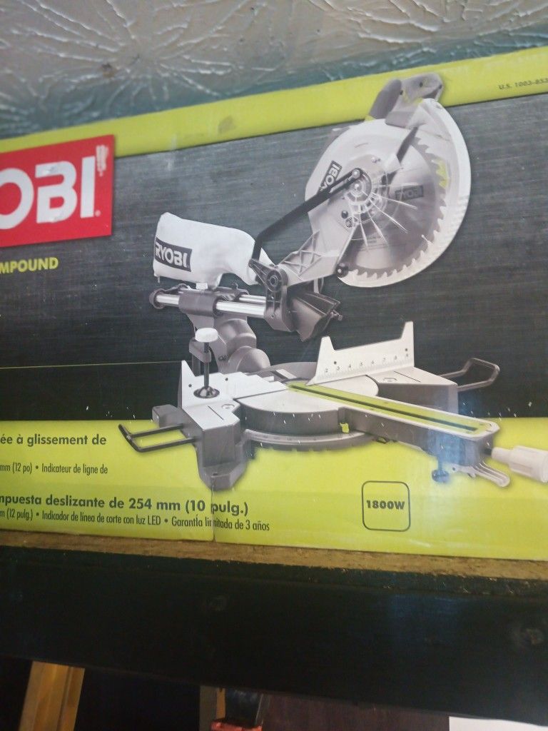 Ryobi 10" Miter Saw Brand New
