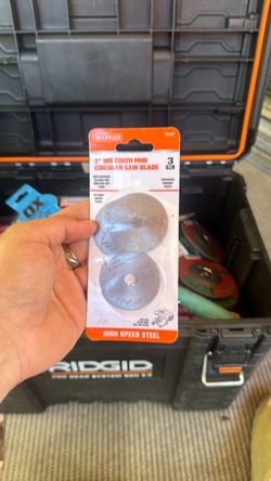 Warrior 2" 100 Tooth Mini Circular Saw Blades 3-Pack