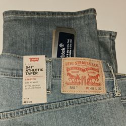 Levi 541 athletic Taper Stretch 40x32 Jeans New Two For One